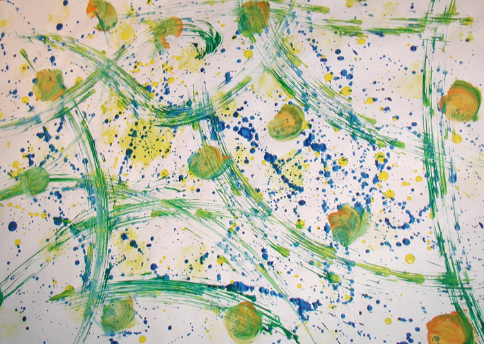 Actionpainting für Erwachsene