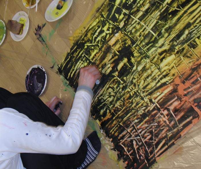 Actionpainting für Erwachsene